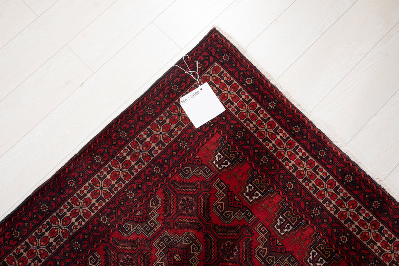6' 10" x 3' 5" Excellent Hand-Knotted Vintage Fine Tribal Rug - Yasi & Fara 