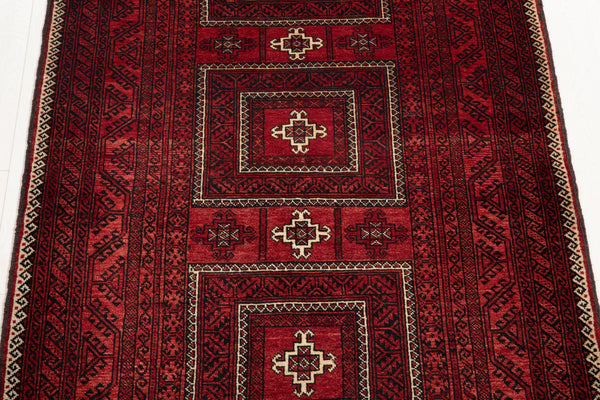 6' 7" x 3' 9" Excellent Hand-Knotted Vintage Fine Tribal Rug - Yasi & Fara 