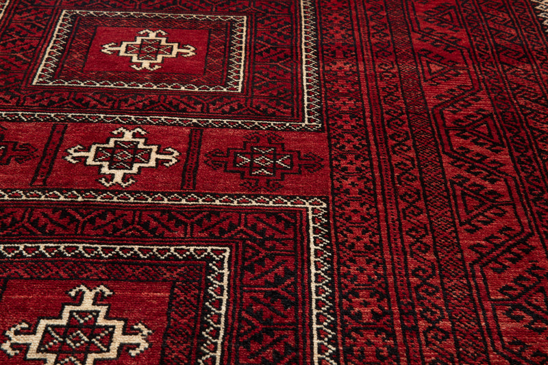 6' 7" x 3' 9" Excellent Hand-Knotted Vintage Fine Tribal Rug - Yasi & Fara 