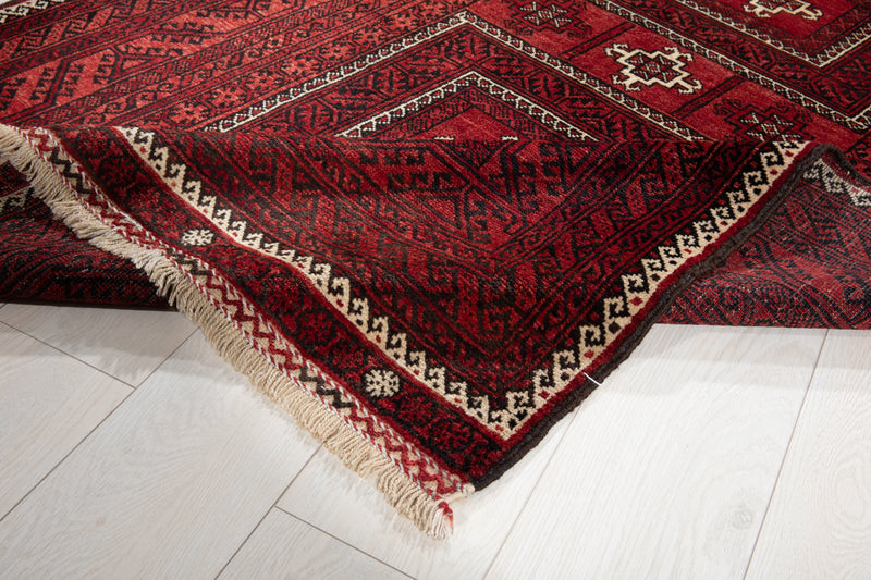 6' 7" x 3' 9" Excellent Hand-Knotted Vintage Fine Tribal Rug - Yasi & Fara 