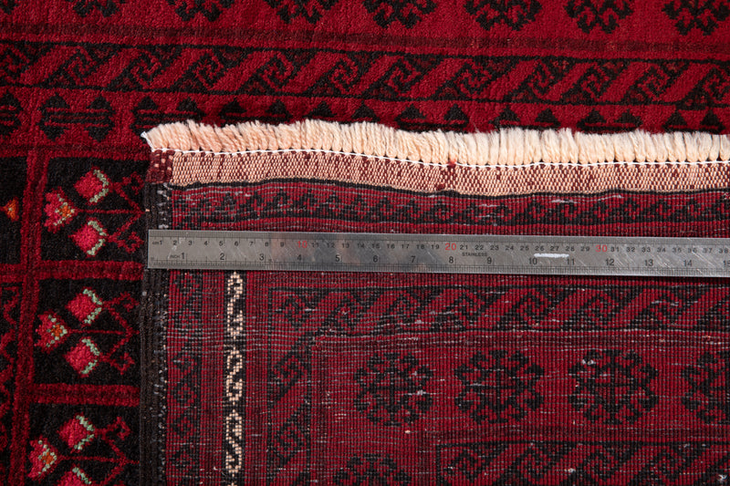 6' 11" x 3' 6" Excellent Hand-Knotted Vintage Fine Tribal Rug - Yasi & Fara 