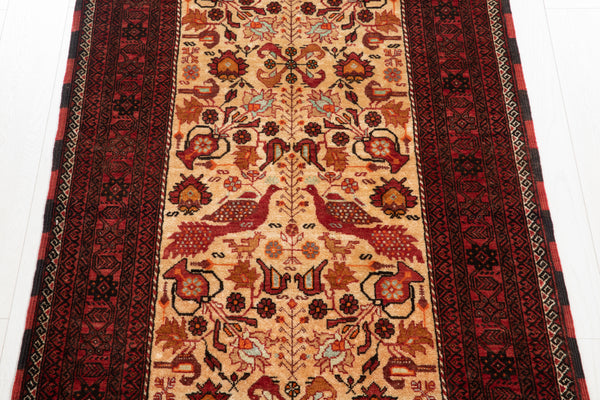 6' 11" x 3' 5" Excellent Hand-Knotted Vintage Tribal Rug - Yasi & Fara 