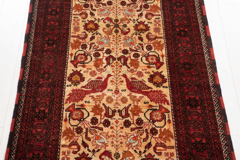 6' 11" x 3' 5" Excellent Hand-Knotted Vintage Tribal Rug - Yasi & Fara 