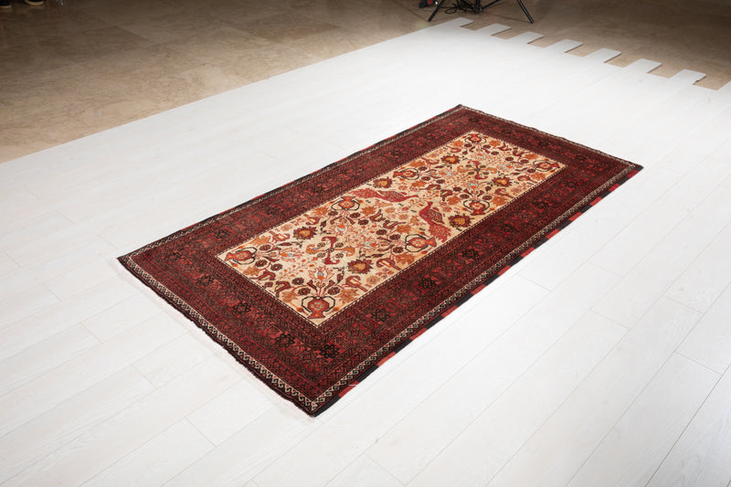 6' 11" x 3' 5" Excellent Hand-Knotted Vintage Tribal Rug - Yasi & Fara 