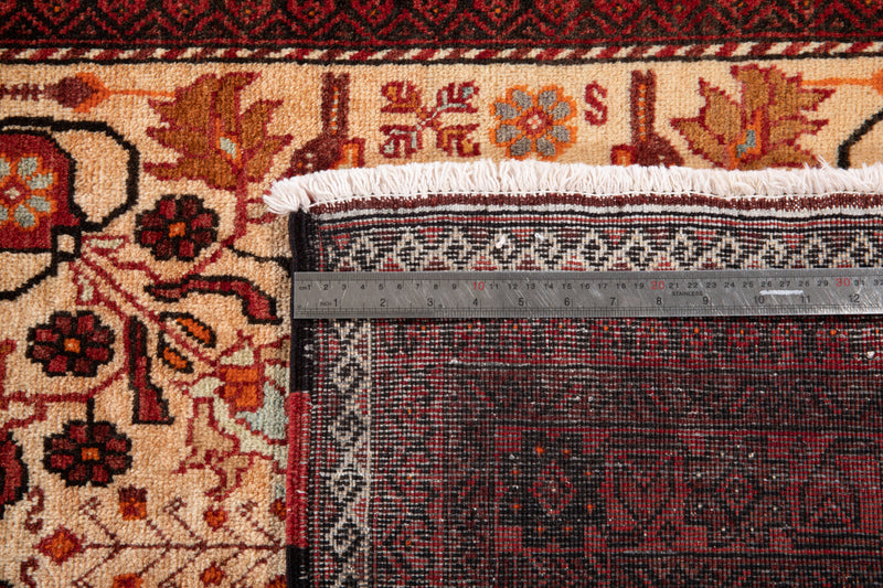 6' 11" x 3' 5" Excellent Hand-Knotted Vintage Tribal Rug - Yasi & Fara 