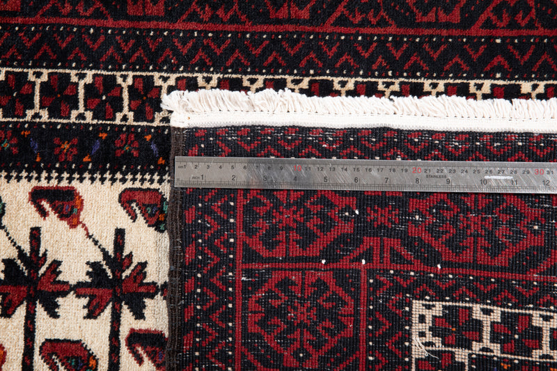 6' 8" x 3' 3" Excellent Hand-Knotted Vintage Fine Tribal Rug - Yasi & Fara 