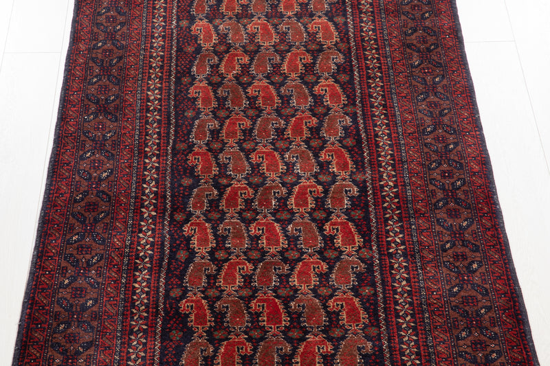 6' 2" x 3' 4" Excellent Hand-Knotted Vintage Tribal Rug - Yasi & Fara 