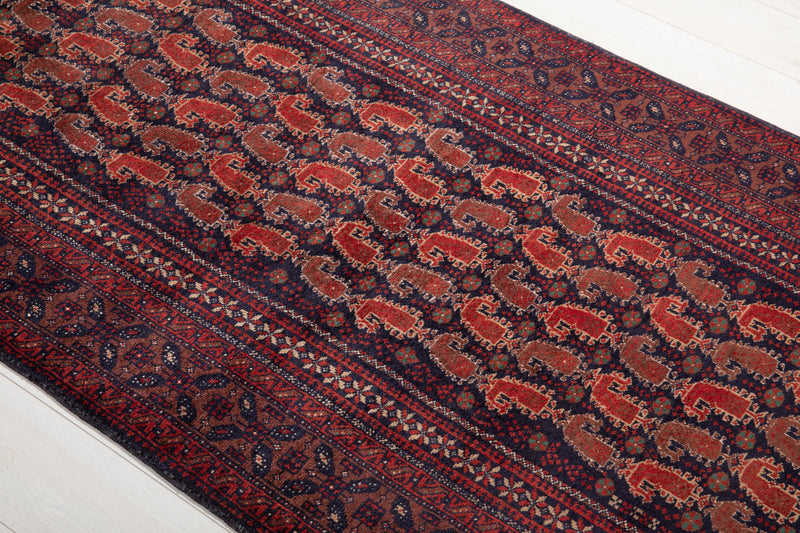 6' 2" x 3' 4" Excellent Hand-Knotted Vintage Tribal Rug - Yasi & Fara 