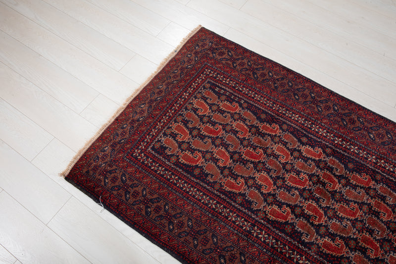 6' 2" x 3' 4" Excellent Hand-Knotted Vintage Tribal Rug - Yasi & Fara 