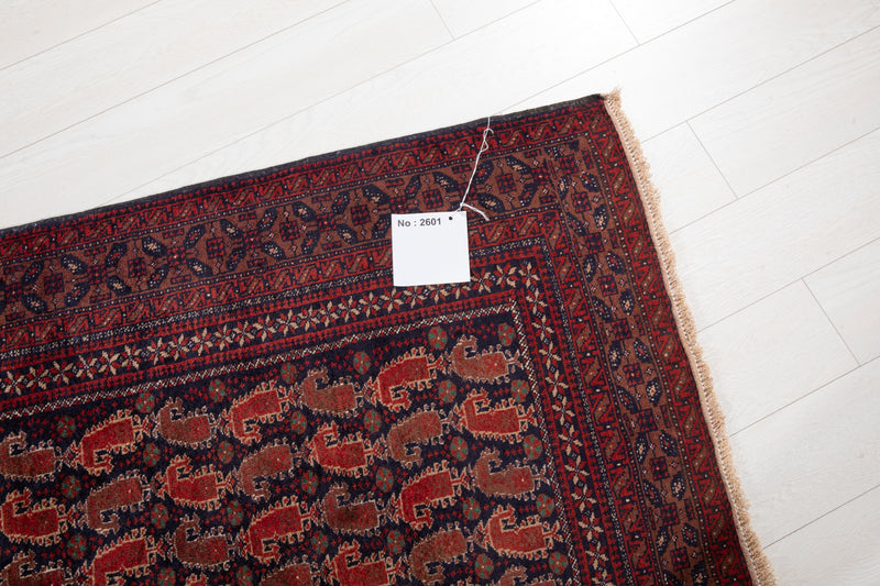 6' 2" x 3' 4" Excellent Hand-Knotted Vintage Tribal Rug - Yasi & Fara 