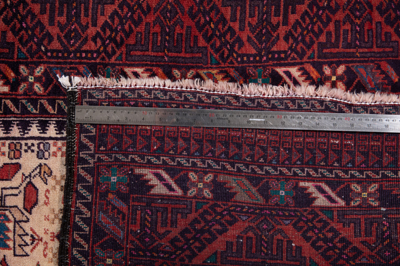 6' 10" x 3' 7" Excellent Hand-Knotted Vintage Fine Tribal Rug - Yasi & Fara 
