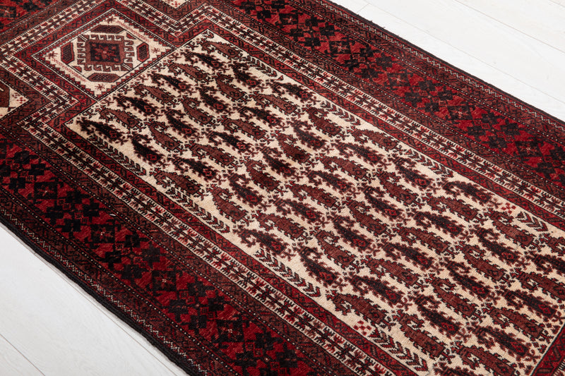 6' x 3' 1" Excellent Hand-Knotted Vintage Fine Tribal Prayer Rug - Yasi & Fara 