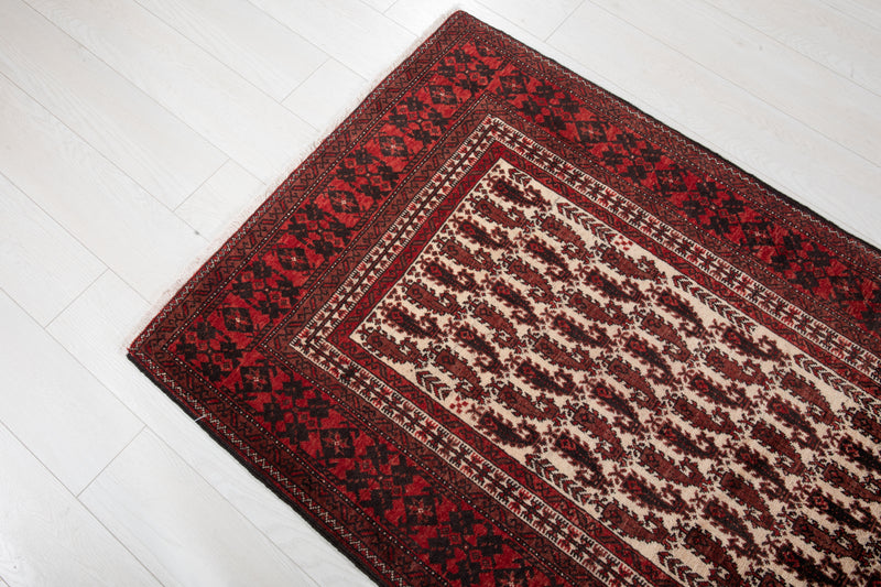 6' x 3' 1" Excellent Hand-Knotted Vintage Fine Tribal Prayer Rug - Yasi & Fara 