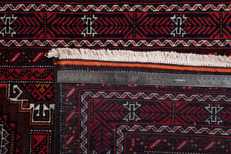 6' 8" x 3' 6" Excellent Hand-Knotted Vintage Fine Tribal Rug - Yasi & Fara 
