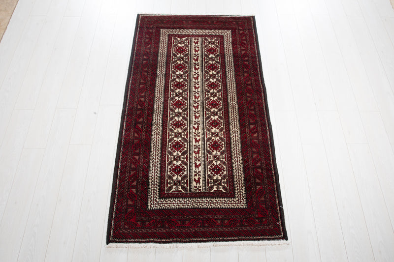 5' 10" x 3' 2" Excellent Hand-Knotted Vintage Fine Tribal Rug - Yasi & Fara 