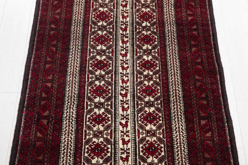 5' 10" x 3' 2" Excellent Hand-Knotted Vintage Fine Tribal Rug - Yasi & Fara 