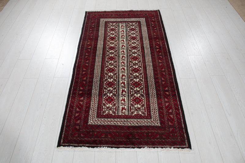 5' 10" x 3' 2" Excellent Hand-Knotted Vintage Fine Tribal Rug - Yasi & Fara 