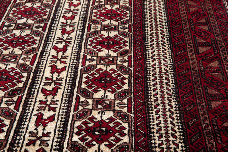 5' 10" x 3' 2" Excellent Hand-Knotted Vintage Fine Tribal Rug - Yasi & Fara 