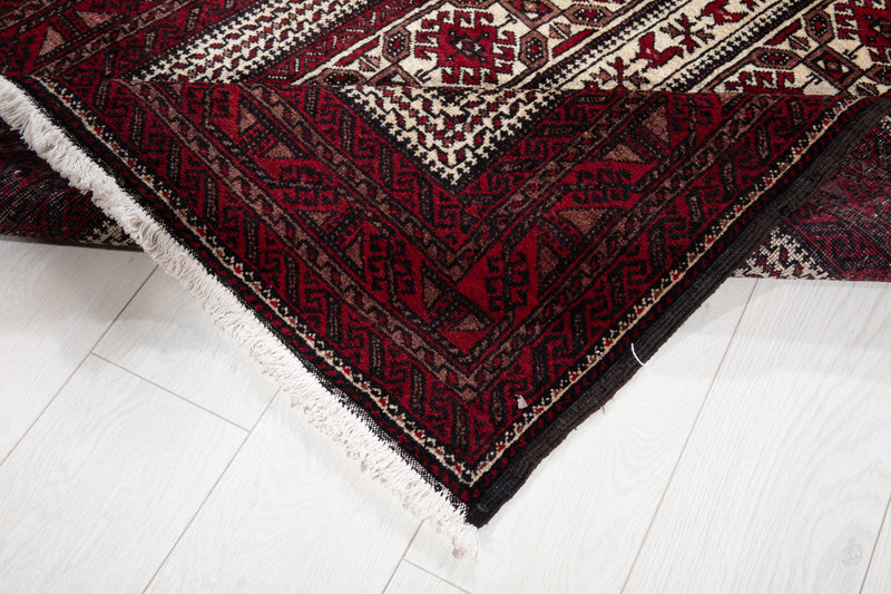 5' 10" x 3' 2" Excellent Hand-Knotted Vintage Fine Tribal Rug - Yasi & Fara 