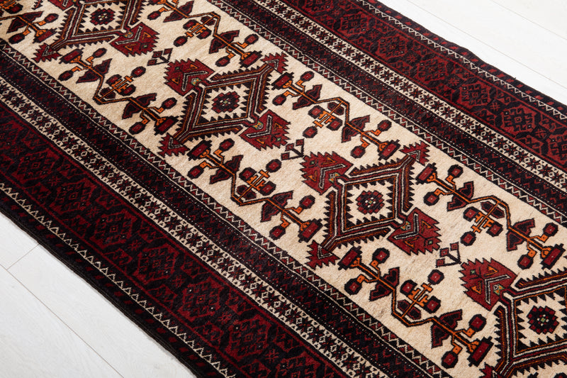 6' 7" x 3' 4" Excellent Hand-Knotted Vintage Fine Tribal Rug - Yasi & Fara 
