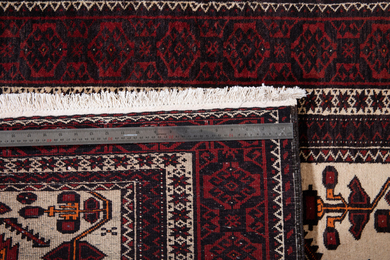 6' 7" x 3' 4" Excellent Hand-Knotted Vintage Fine Tribal Rug - Yasi & Fara 