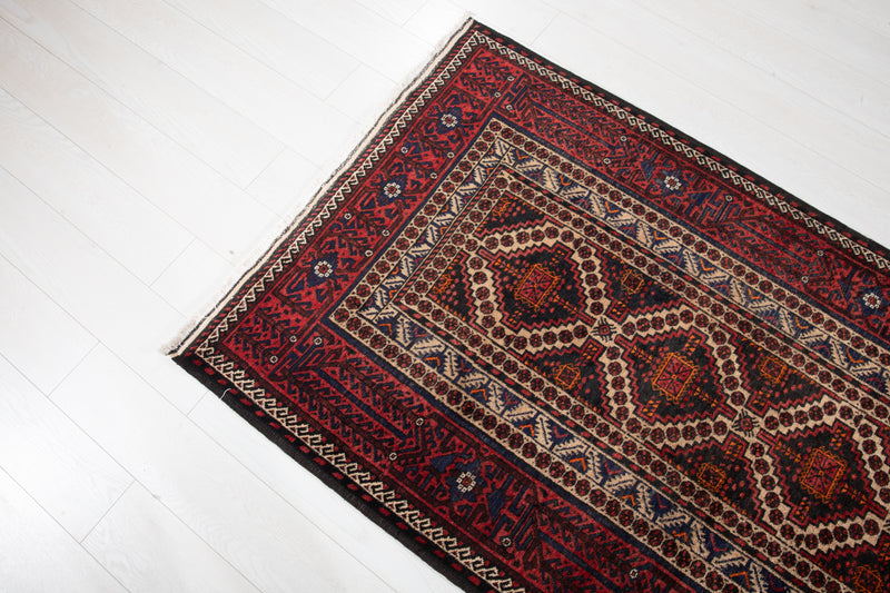 6' 4" x 3' 8" Excellent Hand-Knotted Vintage Fine Tribal Rug - Yasi & Fara 