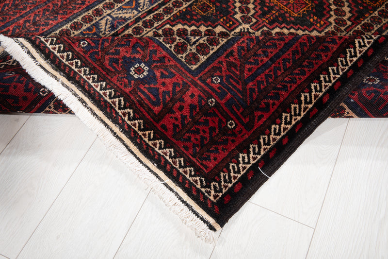6' 4" x 3' 8" Excellent Hand-Knotted Vintage Fine Tribal Rug - Yasi & Fara 