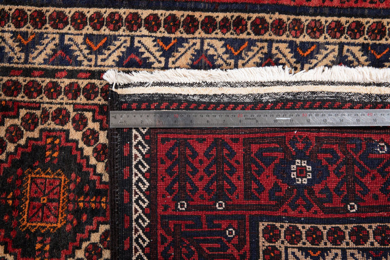 6' 4" x 3' 8" Excellent Hand-Knotted Vintage Fine Tribal Rug - Yasi & Fara 