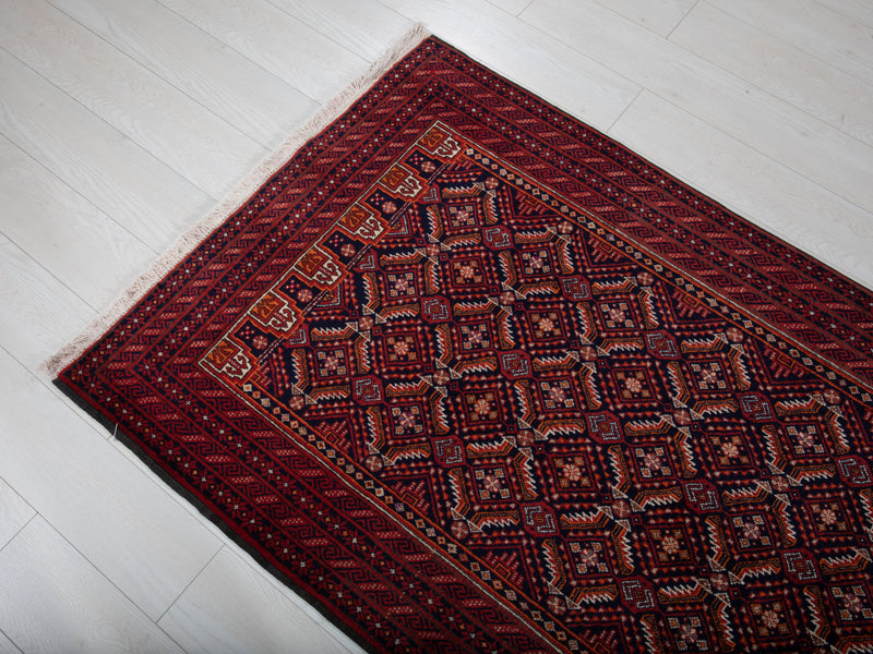 6' x 3' 3" Excellent Hand-Knotted Vintage Fine Tribal Rug - Yasi & Fara 