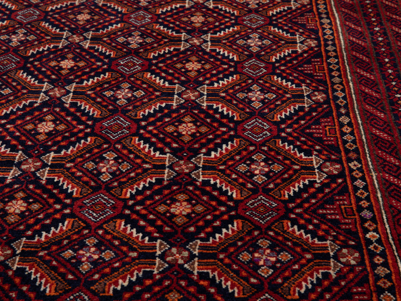 6' x 3' 3" Excellent Hand-Knotted Vintage Fine Tribal Rug - Yasi & Fara 