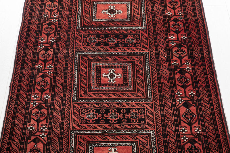 6' 7" x 3' 9" Excellent Hand-Knotted Fine Vintage Tribal Rug - Yasi & Fara 