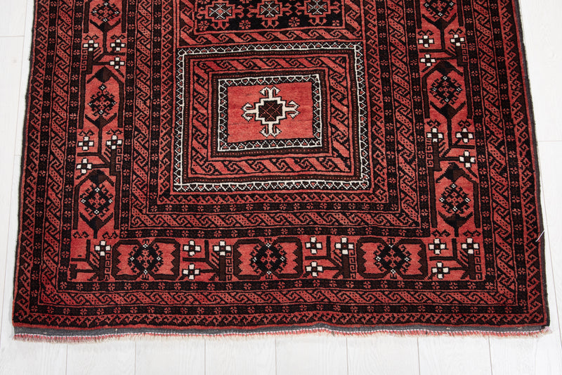 6' 7" x 3' 9" Excellent Hand-Knotted Fine Vintage Tribal Rug - Yasi & Fara 