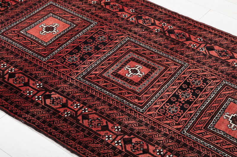 6' 7" x 3' 9" Excellent Hand-Knotted Fine Vintage Tribal Rug - Yasi & Fara 